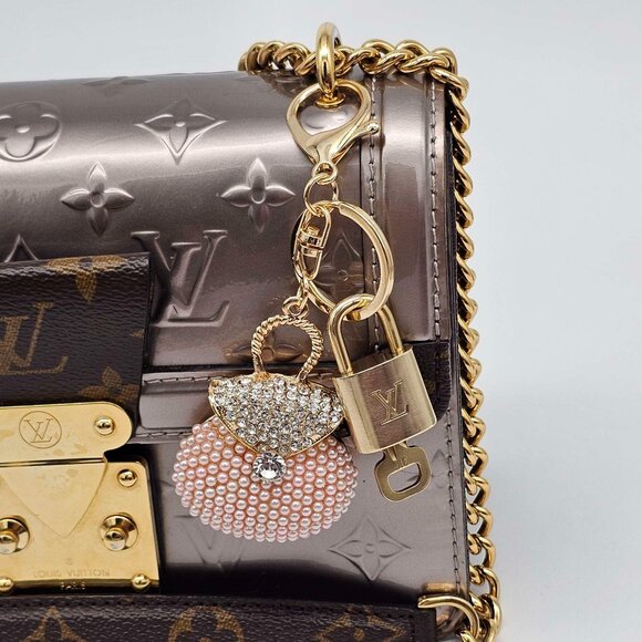 Authentic Louis Vuitton Lock & Key with unbranded Bagcharm, Keycharm, Keychain - Picture 2 of 7